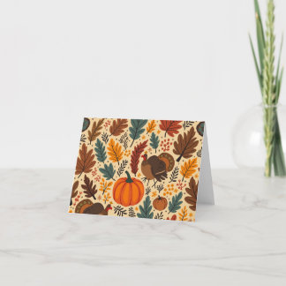 Agradecimento Cartão de Ação de Graças