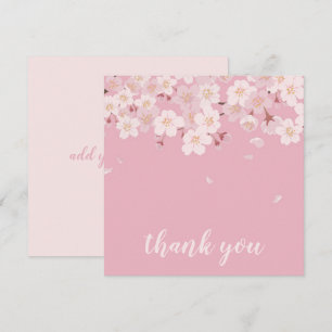 AGRADECIMENTO CARTÃO DE AGRADECIMENTO: SAKURA CHERRY BLOSSOMS