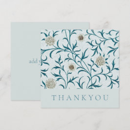 AGRADECIMENTO CARTÃO DE AGRADECIMENTO: WILLIAM MORRIS : DESIGN F