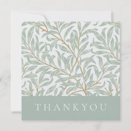 AGRADECIMENTO CARTÃO DE AGRADECIMENTO: WILLIAM MORRIS : WILLOW D