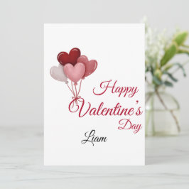 Agradecimento Cartão de Amor de São Valentim | Romântico para El