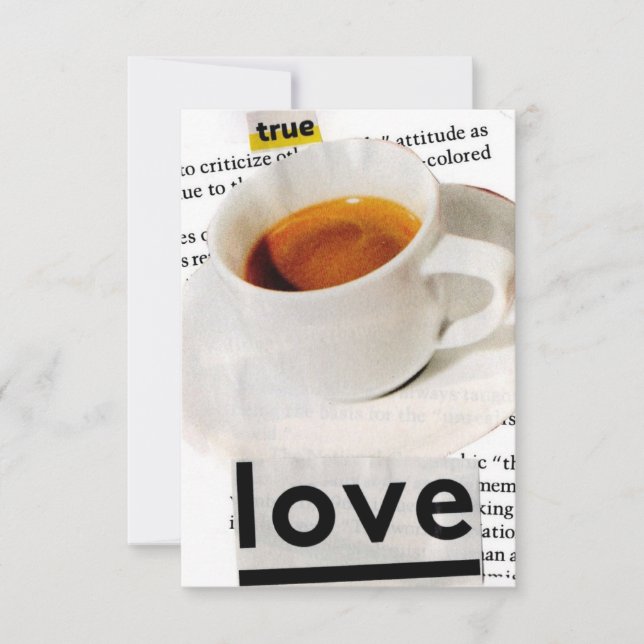 Agradecimento Cartão de Amor Verdadeiro (Frente)