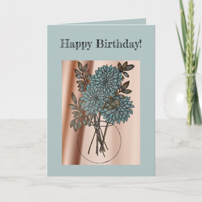 Agradecimento Cartão de Aniversário (Frente)