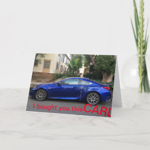 Agradecimento Cartão de aniversário Birdwatcher Lexus
