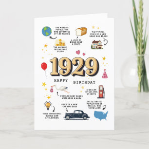 Agradecimento Cartão De Aniversário De 1929 Para O Vovô