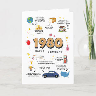 Agradecimento Cartão De Aniversário De 1980 Para Filho