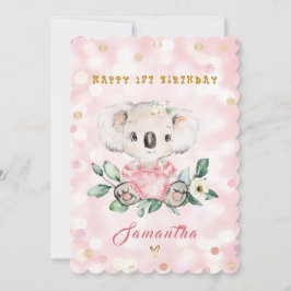 Agradecimento Cartão de Aniversário de 1 Ano Personalizado para