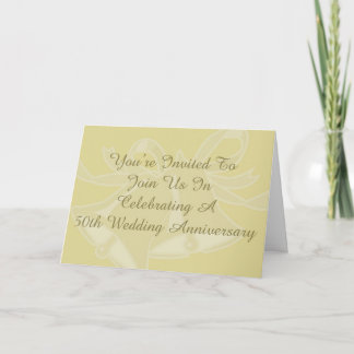 Agradecimento Cartão de Aniversário de 50 Anos de Casamento