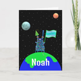 Agradecimento Cartão de Aniversário de Alien Dobravel por Jo Ima