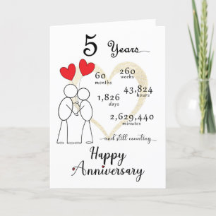 Agradecimento Cartão de Aniversário de Casamento 5