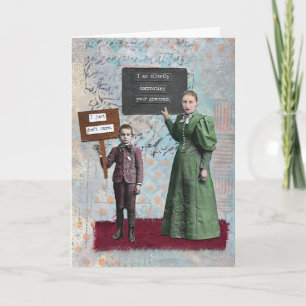 Agradecimento Cartão de aniversário de estilo de mídia mista