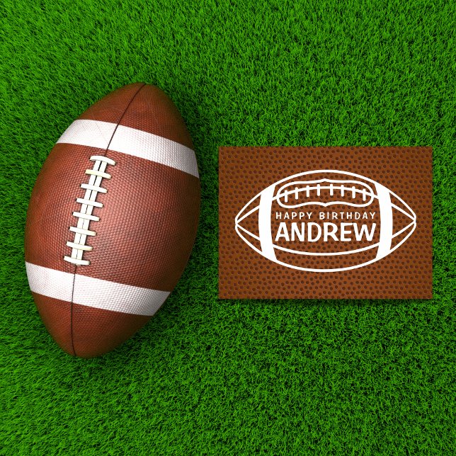 Agradecimento Cartão de Aniversário de Futebol (Criador carregado)