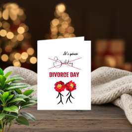 Agradecimento Cartão de aniversário de peões vermelhos engraçado