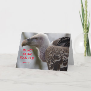 AGRADECIMENTO CARTÃO DE ANIVERSÁRIO DE VULTURA