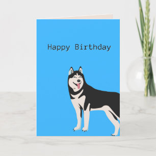 Agradecimento Cartão de Aniversário do Cão, Cartão de Aniversári
