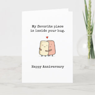 Agradecimento Cartão de Aniversário do dentro My Hug