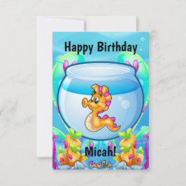 Agradecimento Cartão de Aniversário do FriendFish