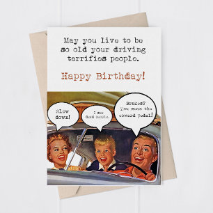 Agradecimento Cartão de aniversário do papai com humor adulto di