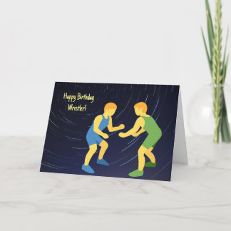 AGRADECIMENTO CARTÃO DE ANIVERSÁRIO DO WRESTLER