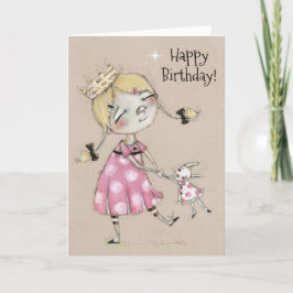 Agradecimento Cartão de Aniversário Dobrado com Dança Espontânea