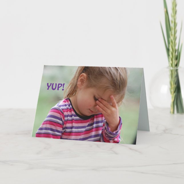 AGRADECIMENTO CARTÃO DE ANIVERSÁRIO EMBARAÇADO (Frente)