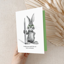 Cartão de Aniversário Engraçado