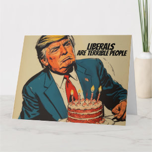 AGRADECIMENTO CARTÃO DE ANIVERSÁRIO ENGRAÇADO DO DONALD TRUMP PA