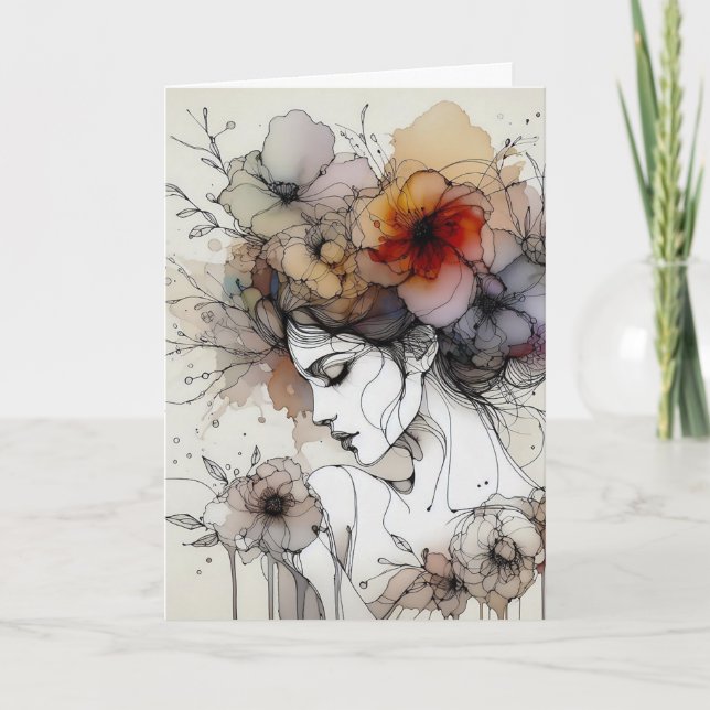 AGRADECIMENTO CARTÃO DE ANIVERSÁRIO ESPECIAL DA FILHA (Frente)