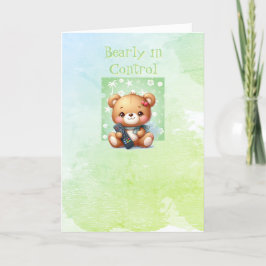 Agradecimento Cartão de Aniversário Feliz do Urso de Teddy