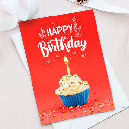 Agradecimento Cartão de Aniversário Feliz e Feliz С Brilho