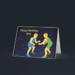 Agradecimento CARTÃO DE ANIVERSÁRIO luta SON<br><div class="desc">Aqui está o cartão de aniversário perfeito para o filho que luta.</div>