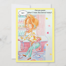 Agradecimento Cartão de aniversário para um amigo. 