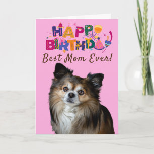 Agradecimento Cartão de aniversário personalizado da melhor mãe 