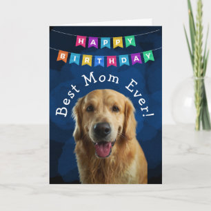 Agradecimento Cartão de Aniversário Personalizado Melhor Mãe De 