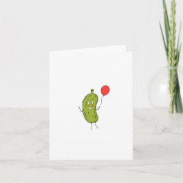 Agradecimento Cartão de Aniversário Pickle feliz