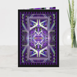 Agradecimento Cartão de aniversário Purple W3