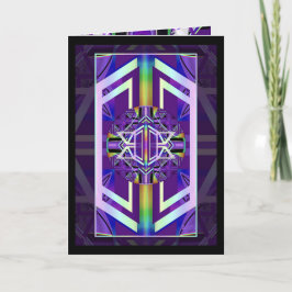 Agradecimento Cartão de aniversário Purple W3