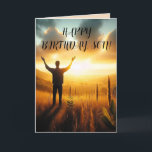 AGRADECIMENTO CARTÃO DE ANIVERSÁRIO SUNSHINE SON<br><div class="desc">Quando seu filho é seu sol,  este é o cartão de aniversário para ele.</div>