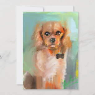 Agradecimento Cartão de Arte Digital Paniel para Cocker por Shel