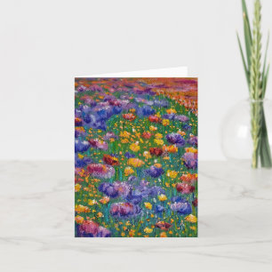 Agradecimento Cartão de arte "Sonhos Pintados" Flores amigáveis!