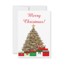 Cartão de Árvore de Natal