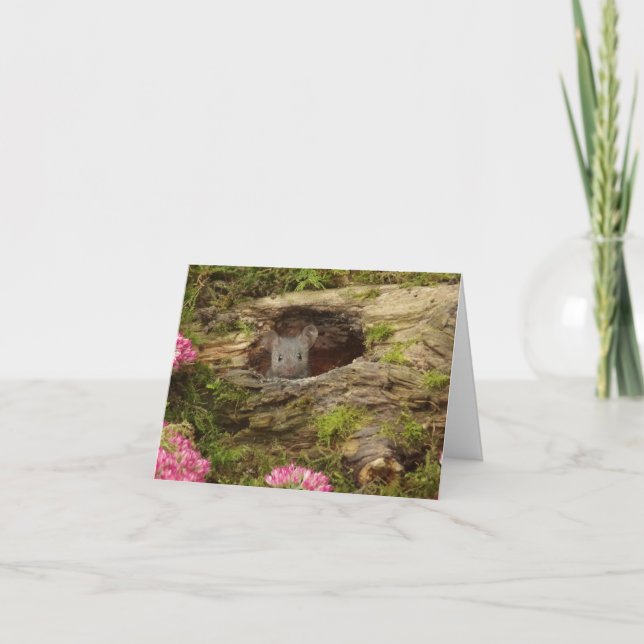 Agradecimento cartão de bebê (Frente)