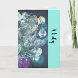 Agradecimento Cartão de bebê dobrado