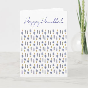 Agradecimento Cartão de Boas Festas de Hanukkah