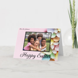 Agradecimento Cartão de Boas Festas de Páscoa