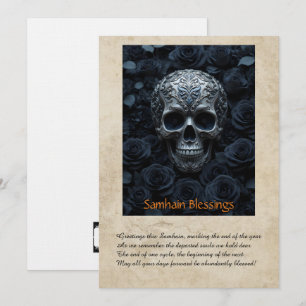 Agradecimento Cartão de Boas Festas de Samhain