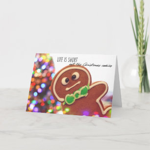 Agradecimento Cartão de Boas Festas PENSATIVO PFEFFERKUCHEN