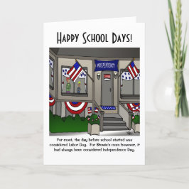 Agradecimento Cartão de Boas Vindas da Escola Feliz