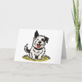 Agradecimento Cartão de Boas-vindas de Cachorrinho