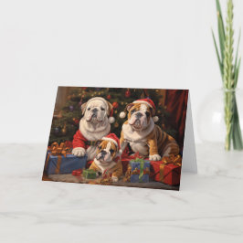 Agradecimento Cartão de Boas-Vindas de Natal para Santa Claus Bu